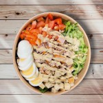 Salade gerookte kip